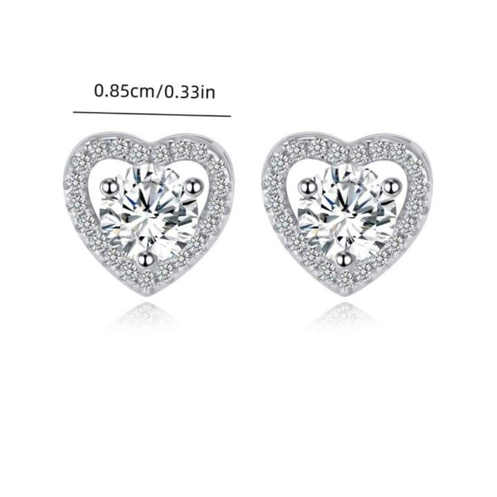 CERTIFIED Elegant Moissanite Diamonds - Shine Bright This Valentine's Day - Picture 4 of 6